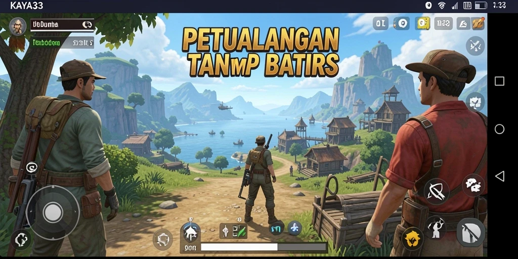 Screenshot KAYA33 menampilkan petualangan seru di dunia terbuka.