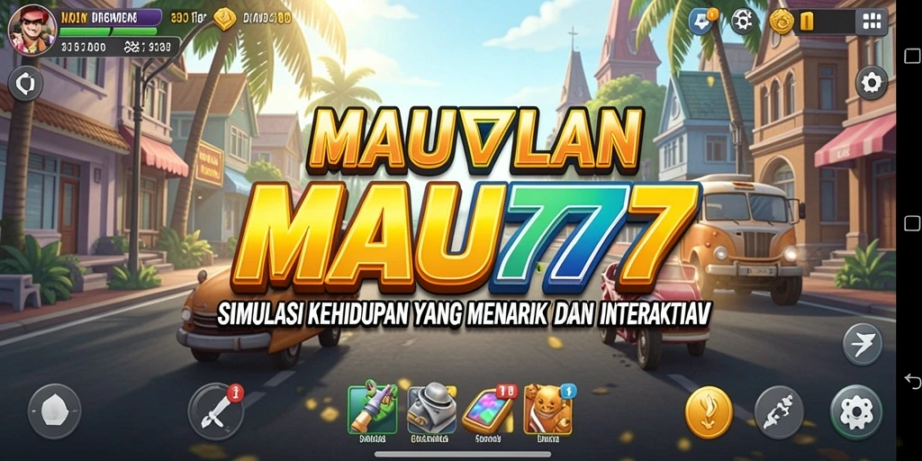 Screenshot gameplay MAU777 yang menunjukkan aktivitas simulasi yang seru.