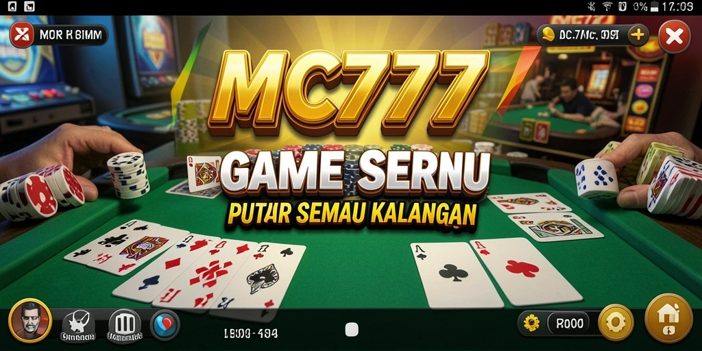 Tampilan menarik dari gameplay dominonya yang seru dan kompetitif.
