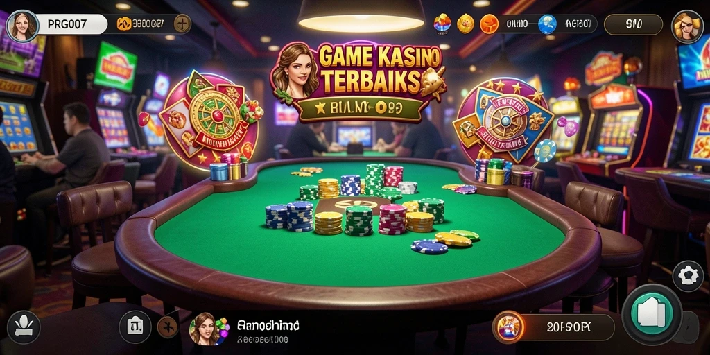 Menampilkan gameplay PRG007 yang penuh aksi dan keseruan Kasino.