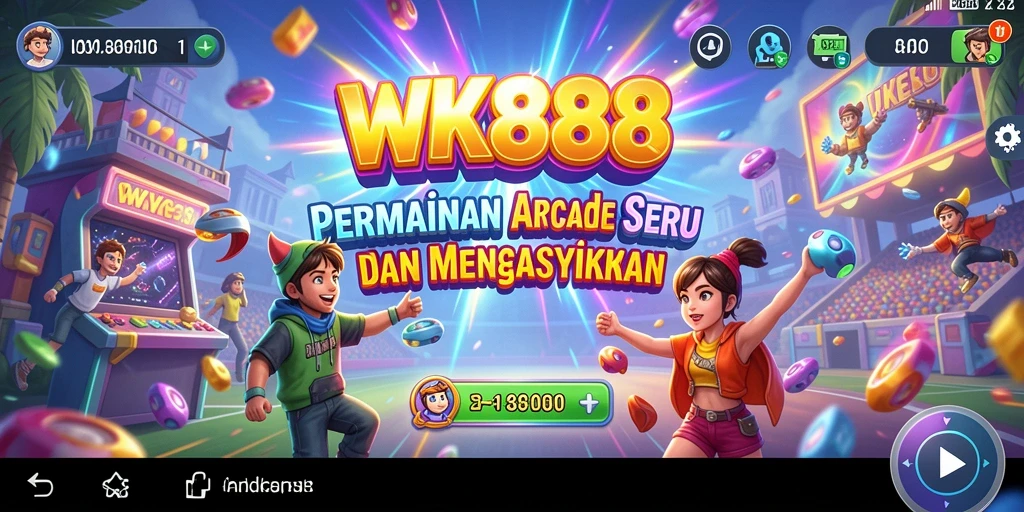 Tampilan menarik dari gameplay Arcade di WK888 yang mengasyikkan.