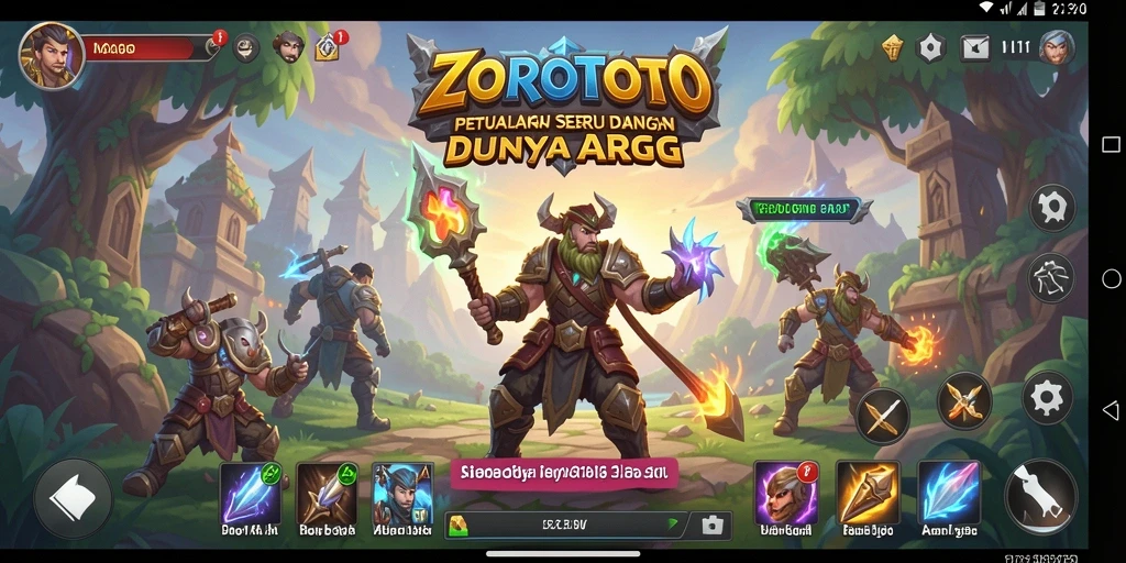 Gameplay seru ZOROTOTO dalam aksi ARPG yang menakjubkan.